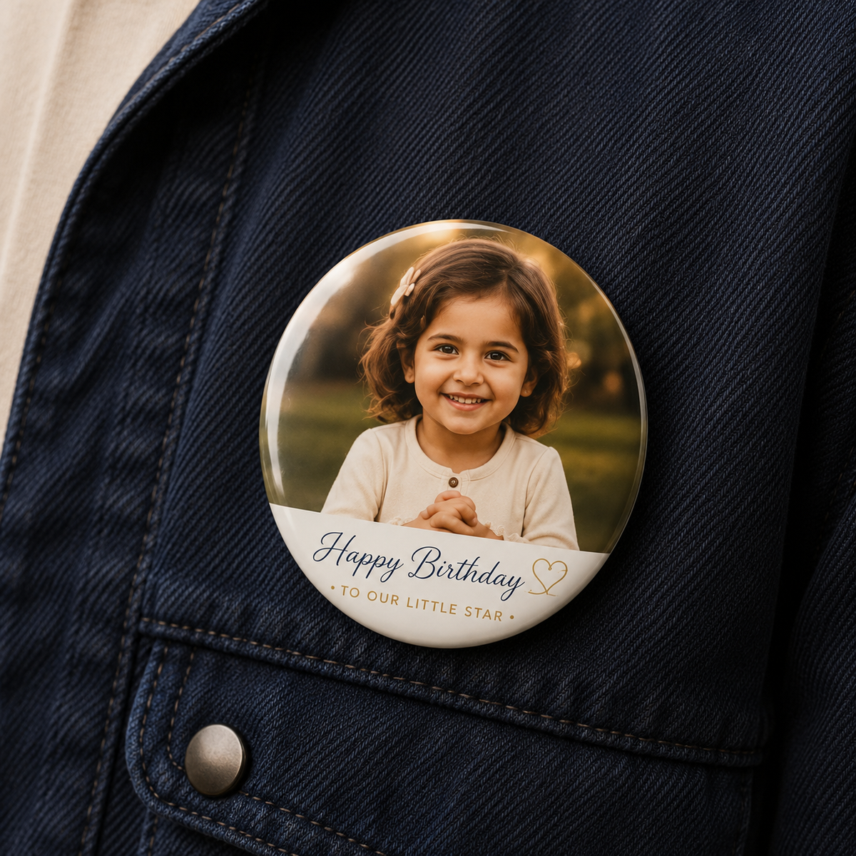 Personalised Photo Badge